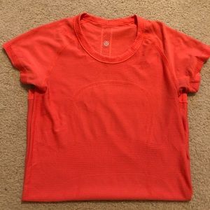 Lululemon coral swiftly tech short sleeve